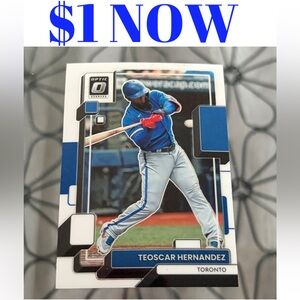 Teoscar Hernandez 2022 Panini Toronto Blue Jays Baseball Card